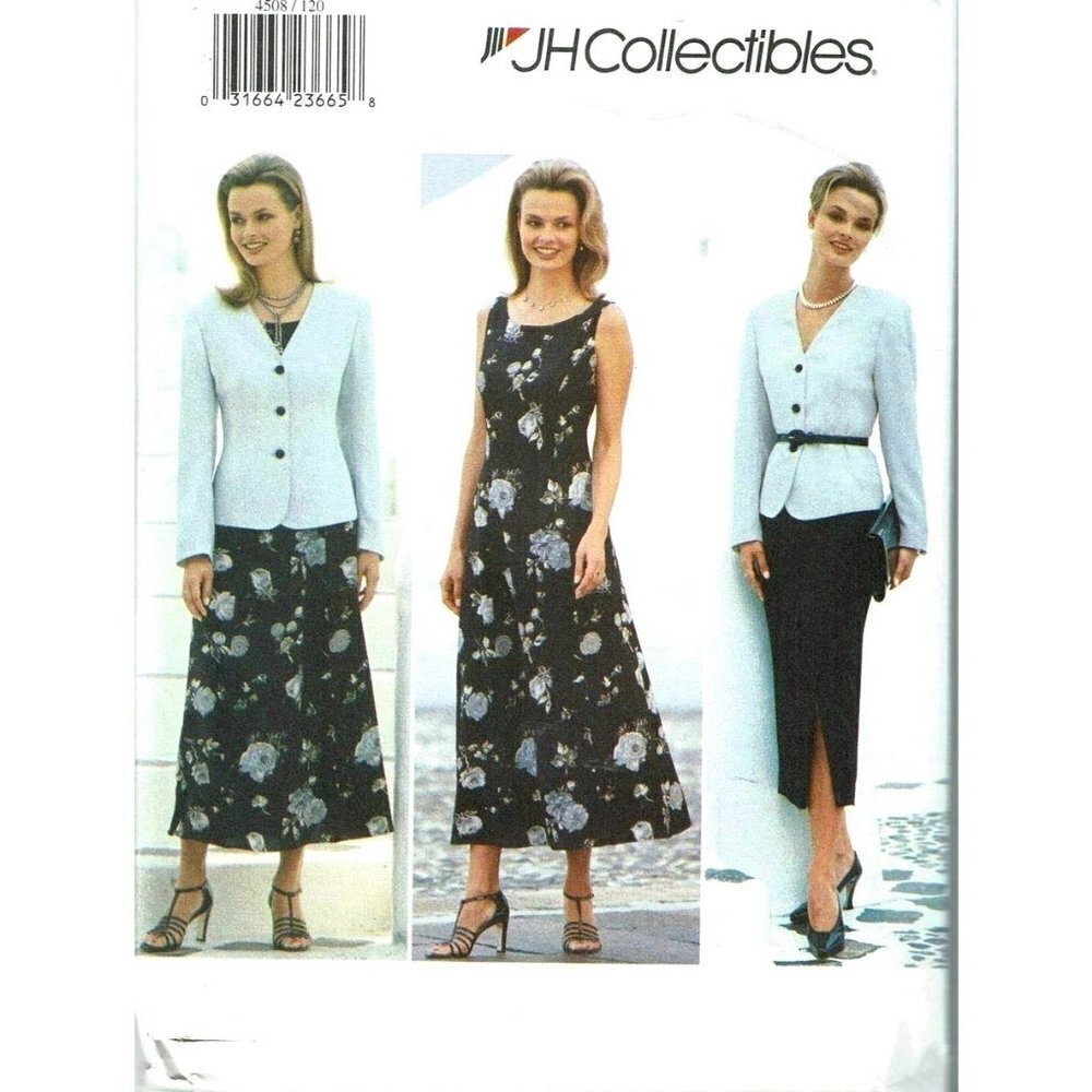 Butterick Sewing Pattern 4508 Misses jacket Dress‎ Skirt Size 18-22